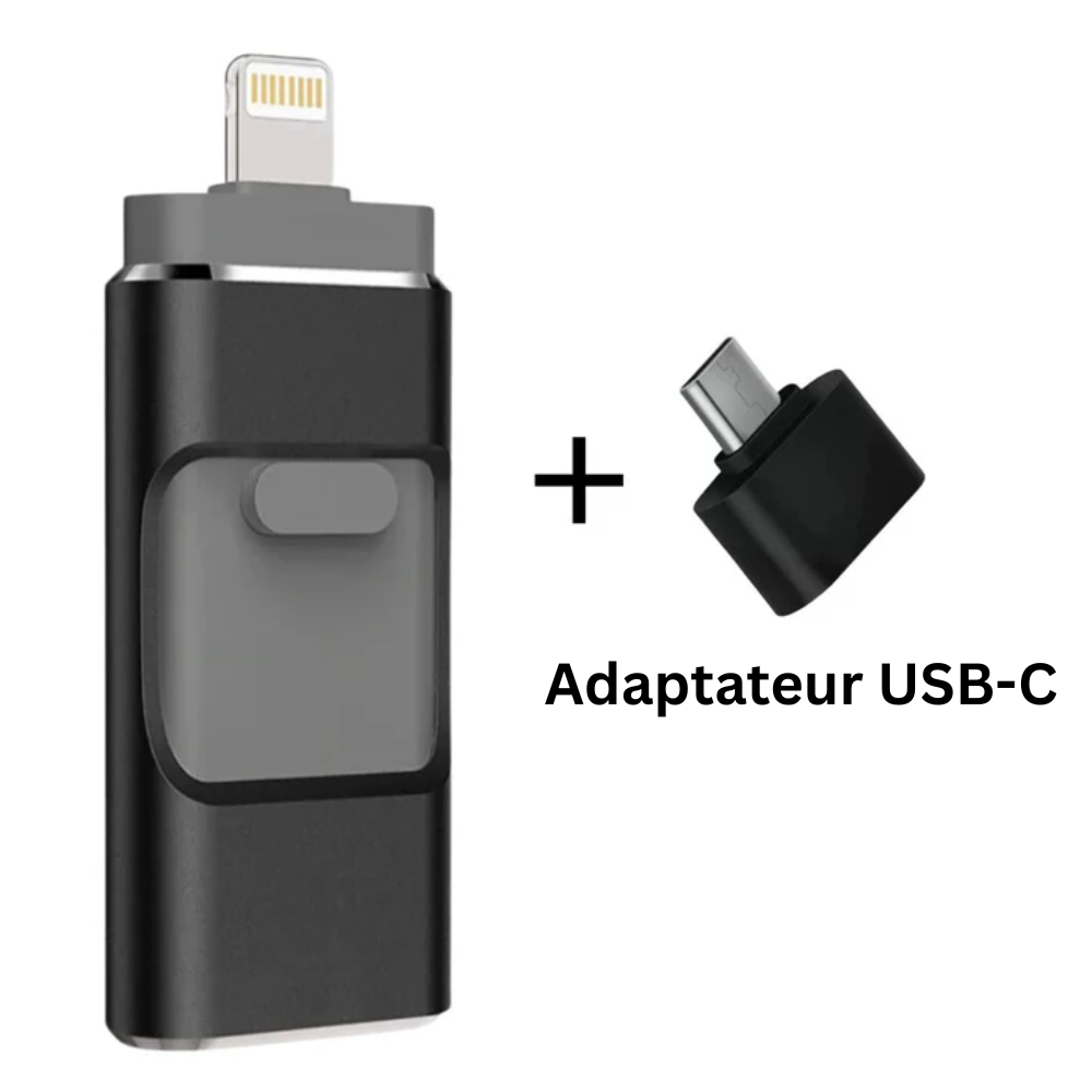 Clé USB 4 en 1 - Transfert d'images à la vitesse de l'éclair