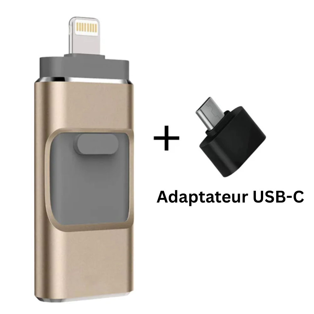 Clé USB 4 en 1 - Transfert d'images à la vitesse de l'éclair