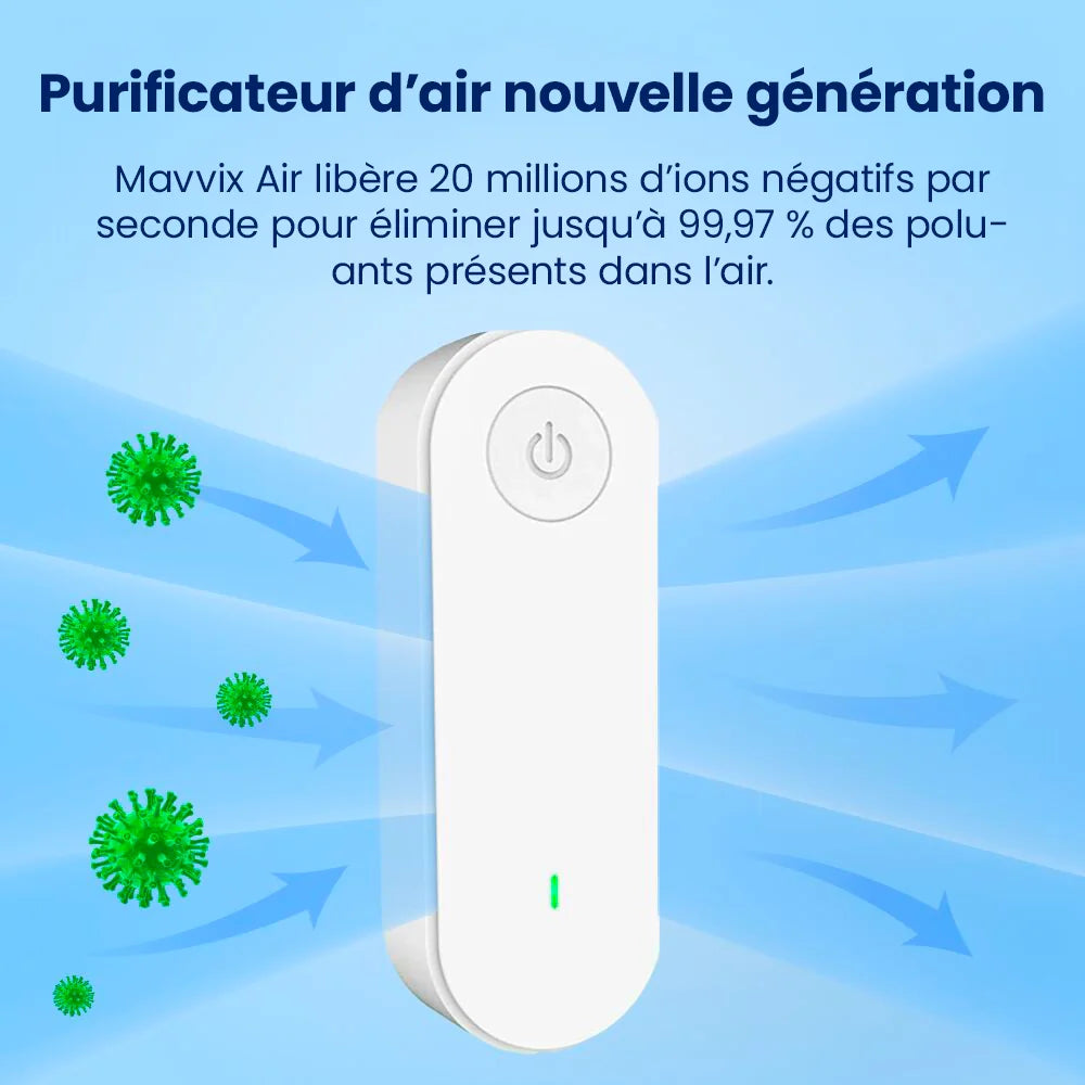 Purificateur d'air ionique⎟ Mavvix Air