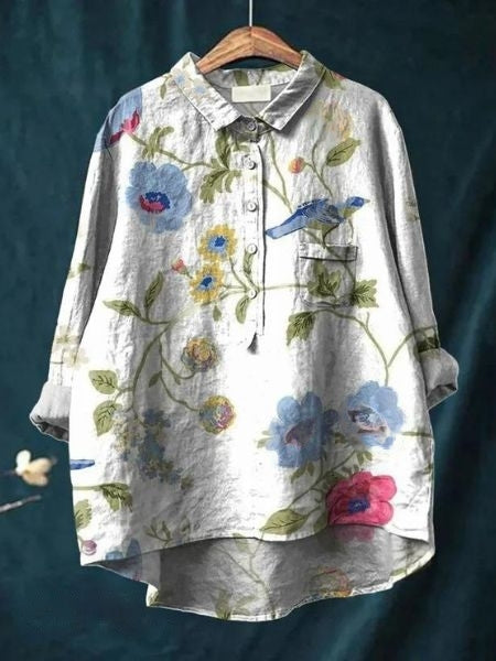 Women | Blouse with floral print