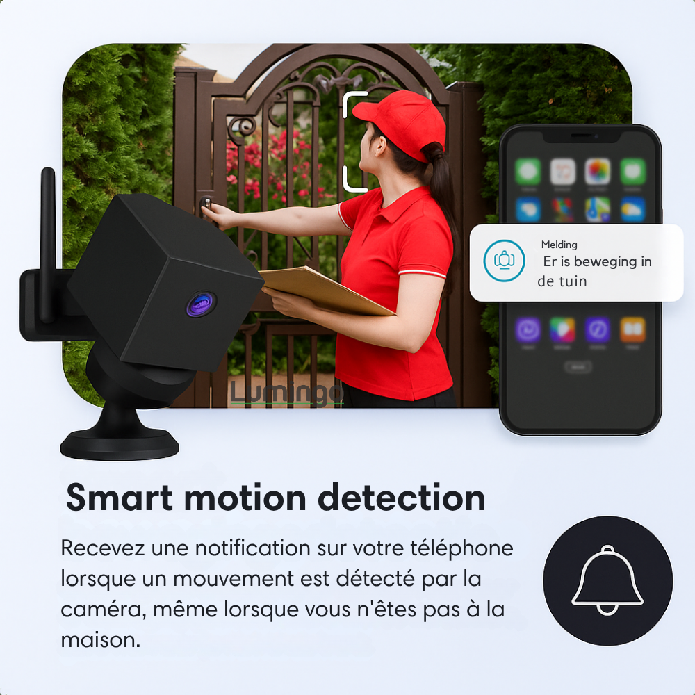 SafeCam Pro™ | Toujours sécurisé - même sans internet ni électricité