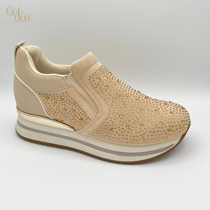 Goldene Schuhe