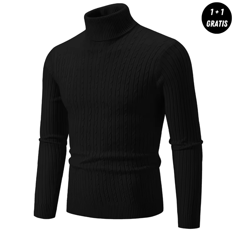 Elio | Knitted jumper with turtleneck