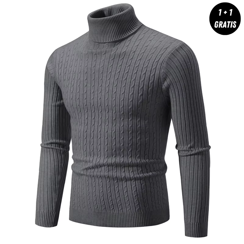 Elio | Knitted jumper with turtleneck