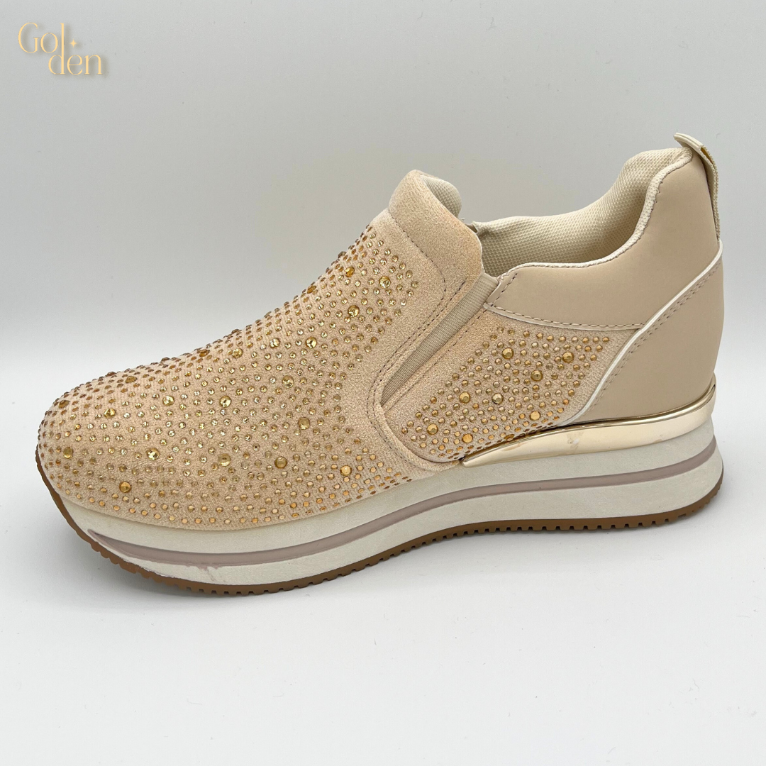 Goldene Schuhe