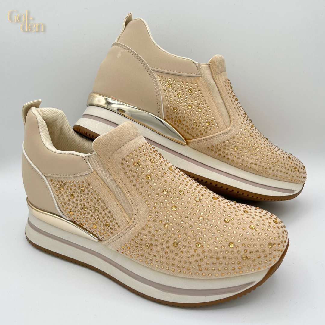 Goldene Schuhe