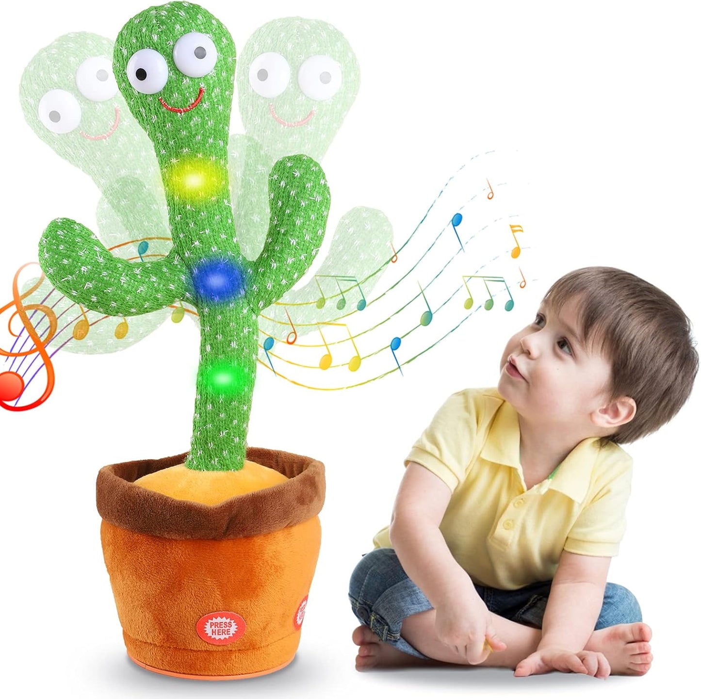 CactusBuddy | Répète les mots et chante - Jouet interactif