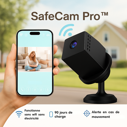 SafeCam Pro™ | Toujours sécurisé - même sans internet ni électricité