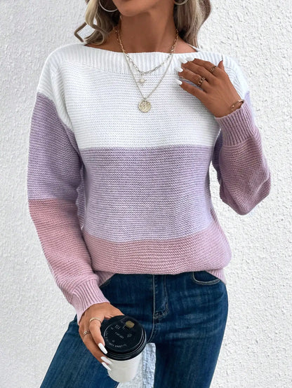 Emma | Elegant Three-color Sweater