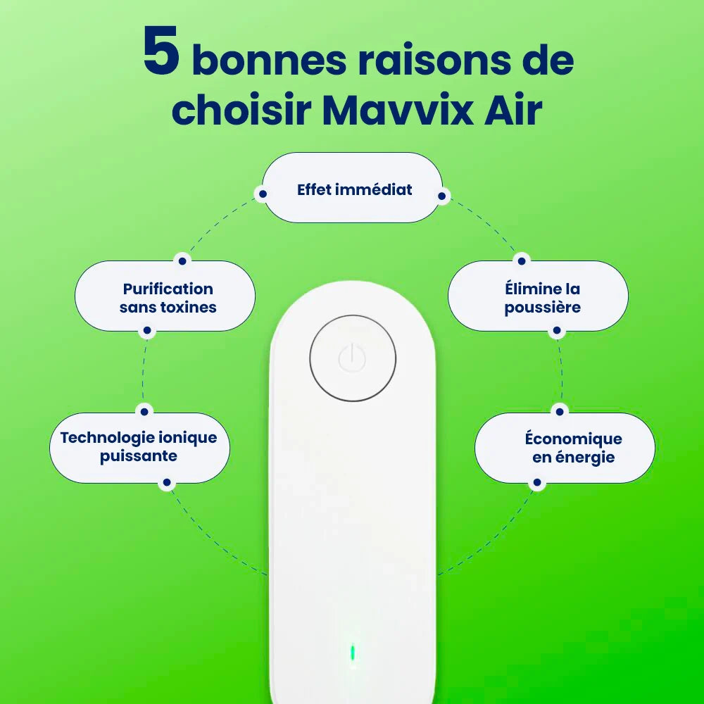 Purificateur d'air ionique⎟ Mavvix Air