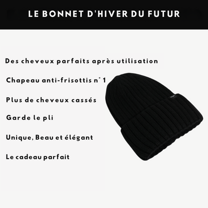 Bonnet d'hiver pour femme 100% soie