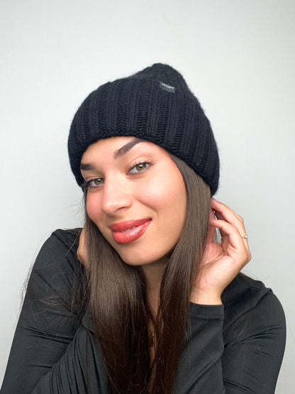 Bonnet d'hiver pour femme 100% soie