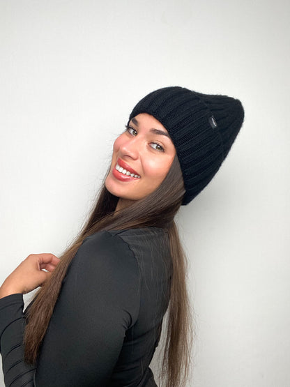 Bonnet d'hiver pour femme 100% soie