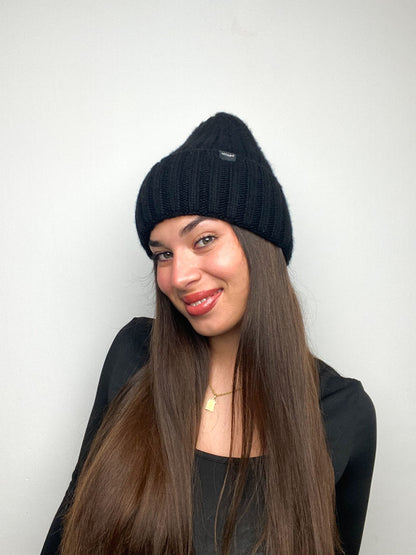 Bonnet d'hiver pour femme 100% soie