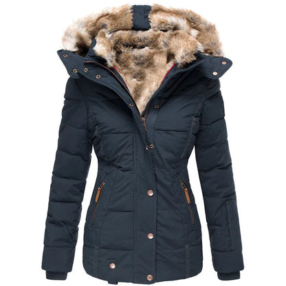 Belen | Warm fur-lined winter coat