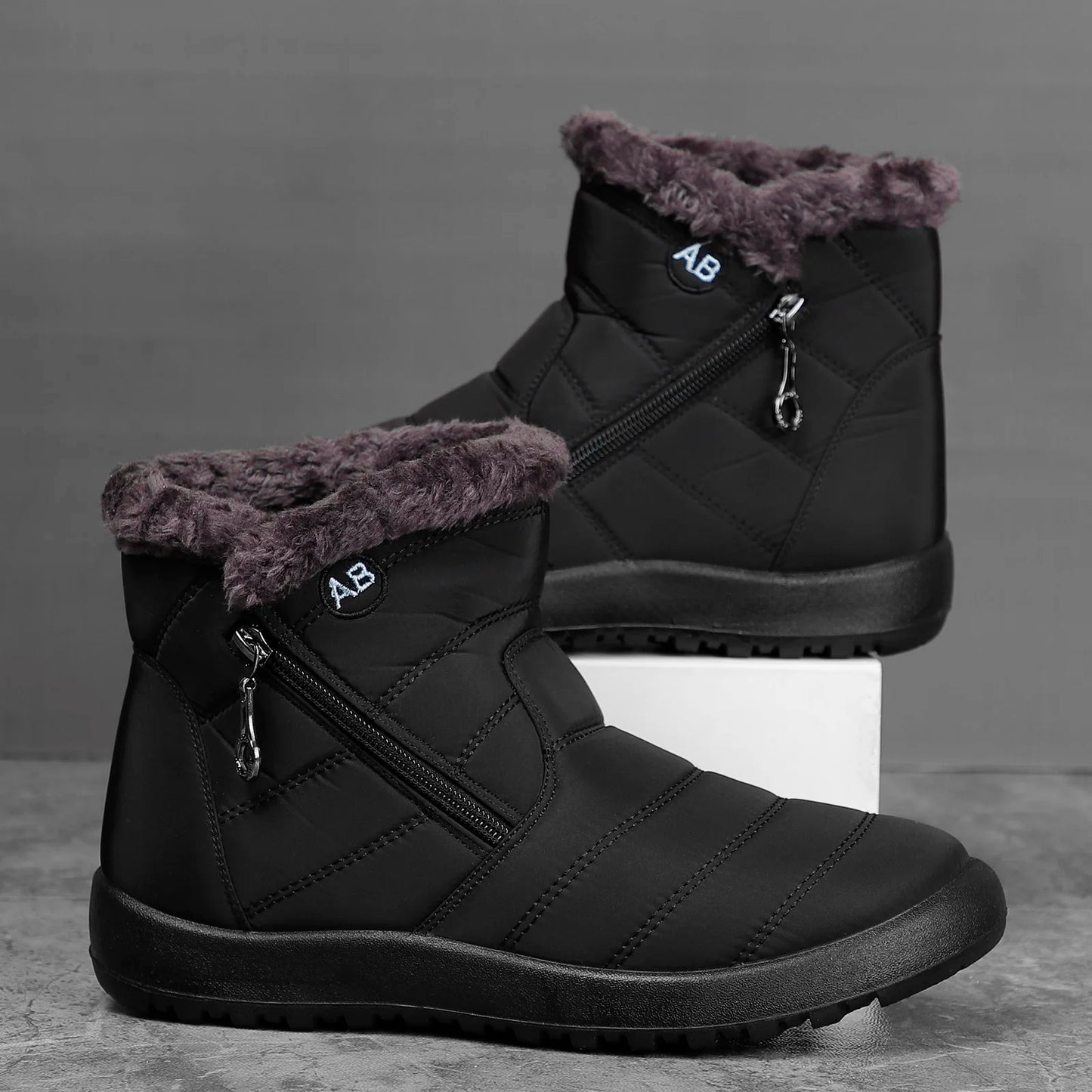 Bottes de neige de haute qualité pour hommes, bottes de rinçage non ald, chaussures d'extérieur, baskets chaudes, garder au chaud, hiver