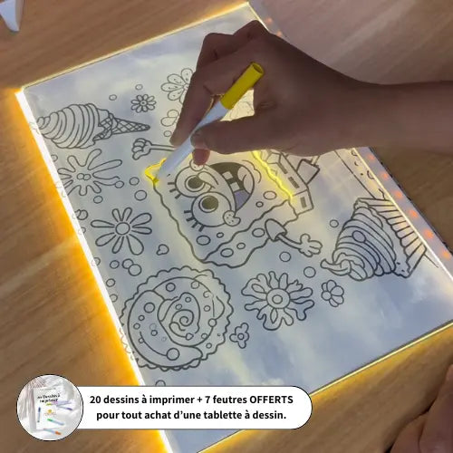 Tablette à Dessin Lumineuse LED